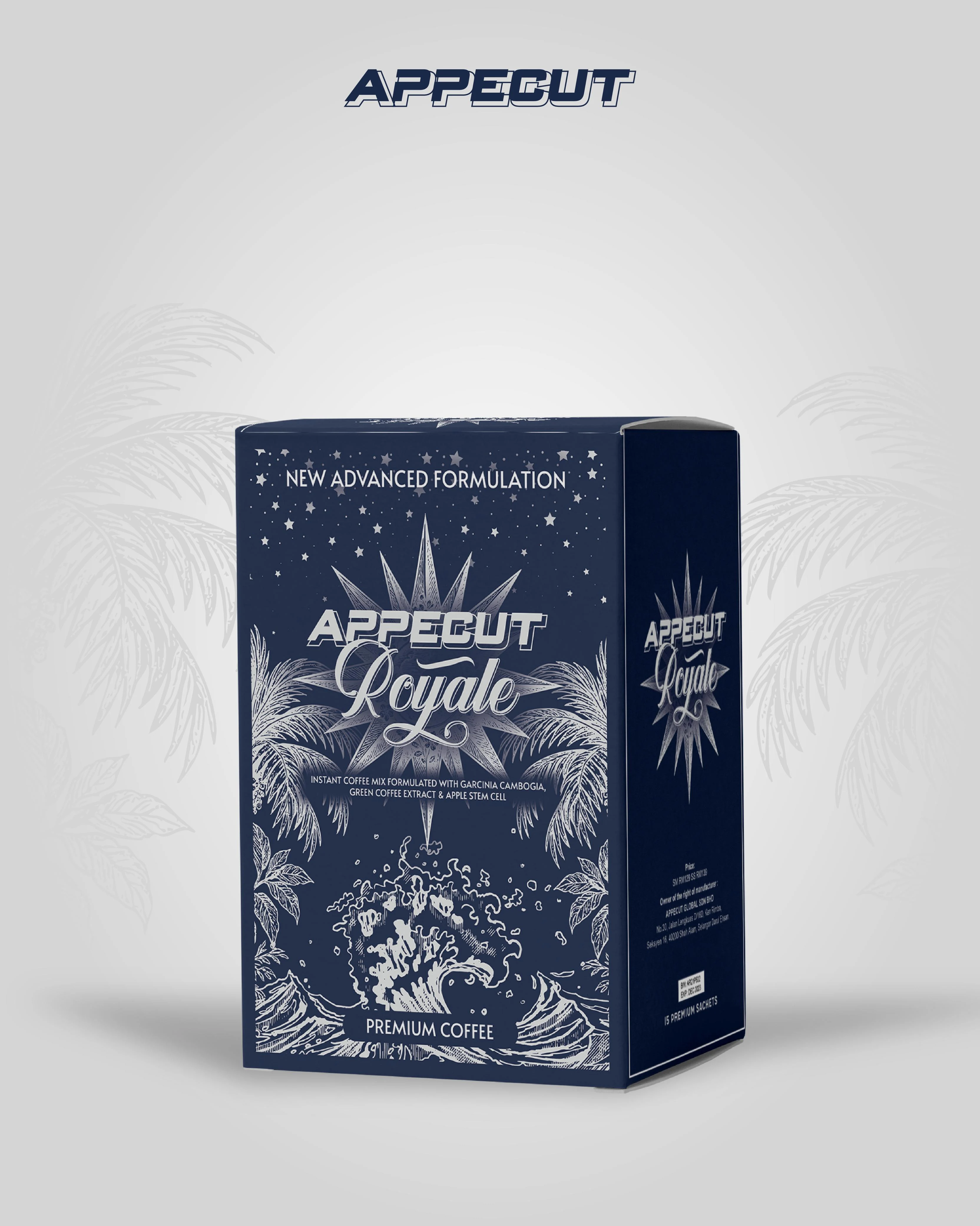 Packaging asal Appecut Royale Midnight Blue