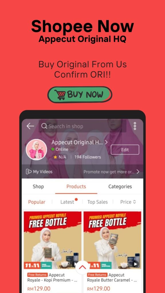 appecut Shopee